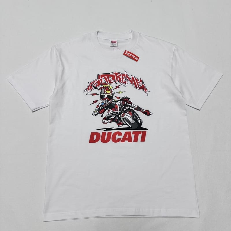 Camiseta Supreme Ducati Bike Branco