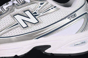 New Balance 740 White Silver Metallic