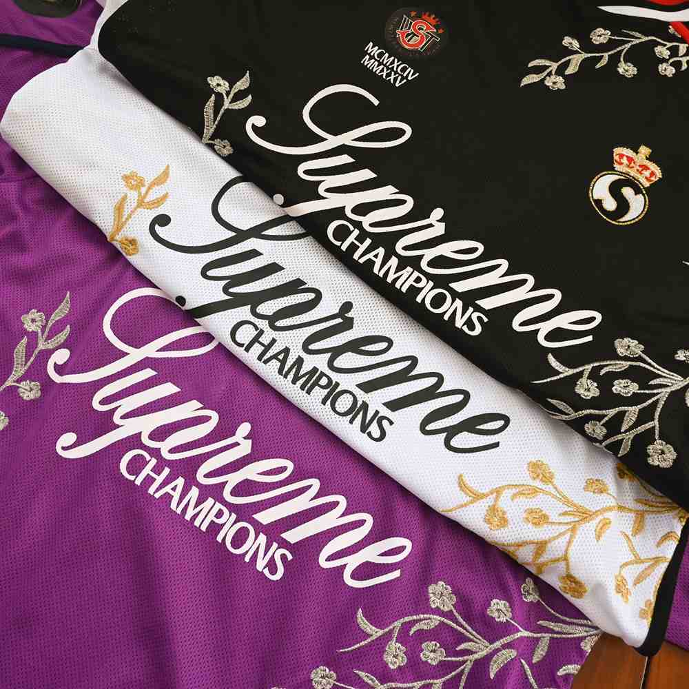 Camiseta Supreme Floral Soccer Jersey Purple