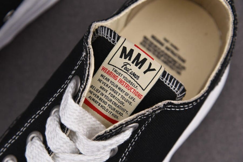 Maison Mihara Yasuhiro Hank OG Sole Canvas Low Black