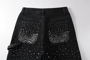 Bermuda Purple Brand Jeans Crystal Black