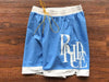 Pronta Entrega - Rhude Side Logo Shorts Blue