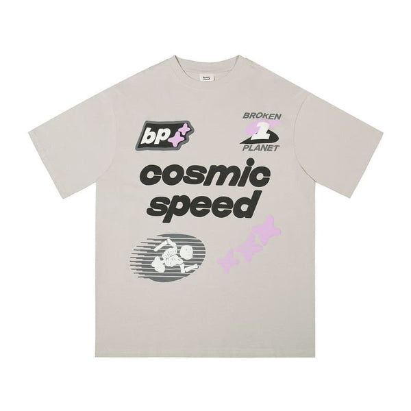 Pronta Entrega - Camiseta Broken Planet Cosmic Speed