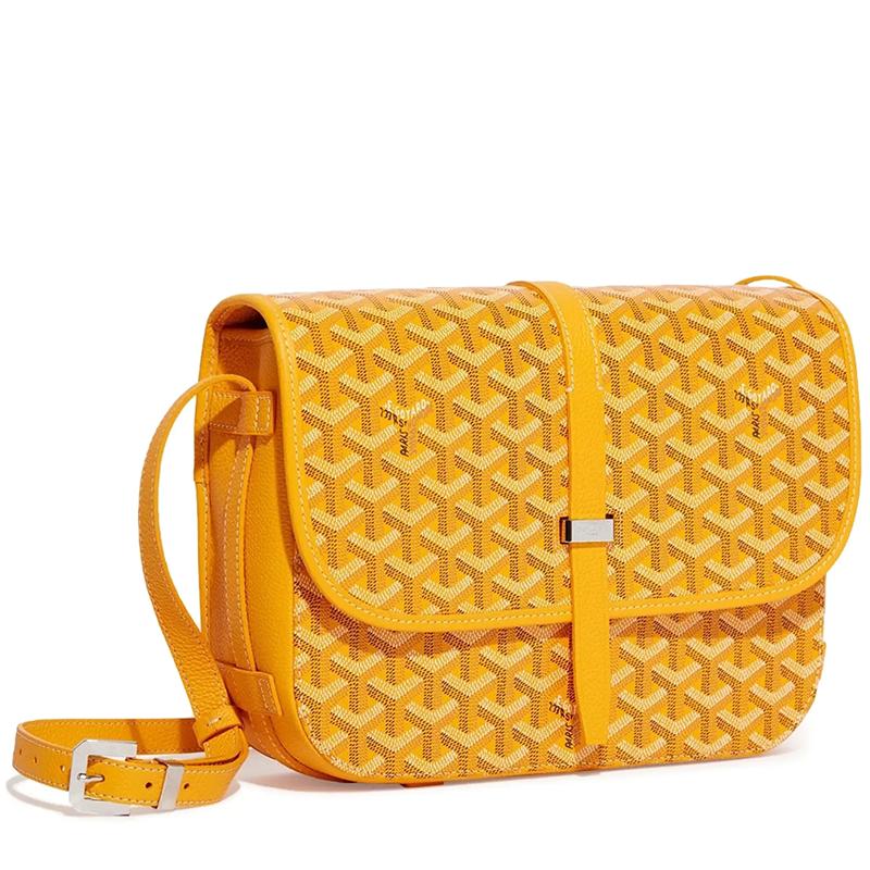 Bag Goayrd  Goyardine Belvedere Messenger Yellow