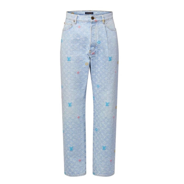 Pronta Entrega - Calça Louis Vuitton by Tyler, the Creator Monogram Denim