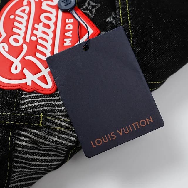 Calça Louis Vuitton x Nigo Monogram Patchwork Denim