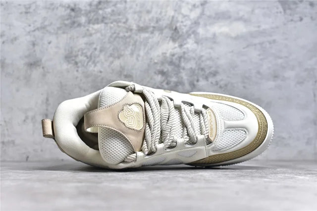 Pronta Entrega - Louis Vuitton LV Skate Sneaker Beige White