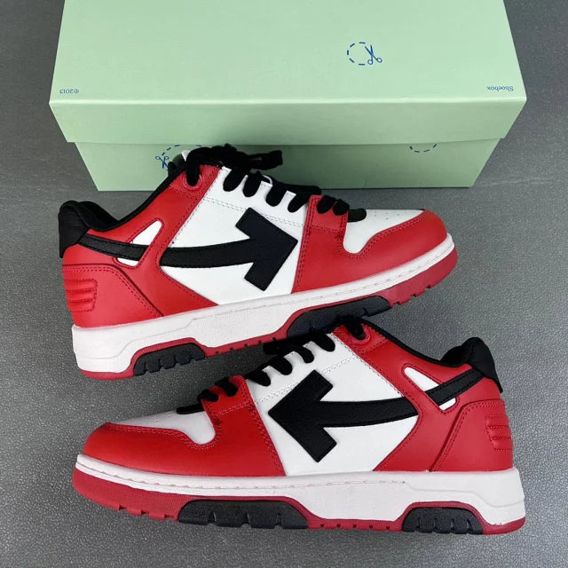 Off-White Out Of Office "OOO" Black White Red